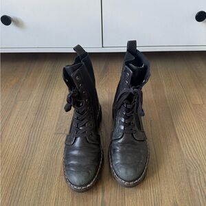 Rag & Bone Leather Combat Boots